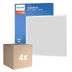 Lot 4x Philips Panneau LED Ledinaire RC065B 28W 3400lm - 840 Blanc Froid | 60x60cm - UGR <22